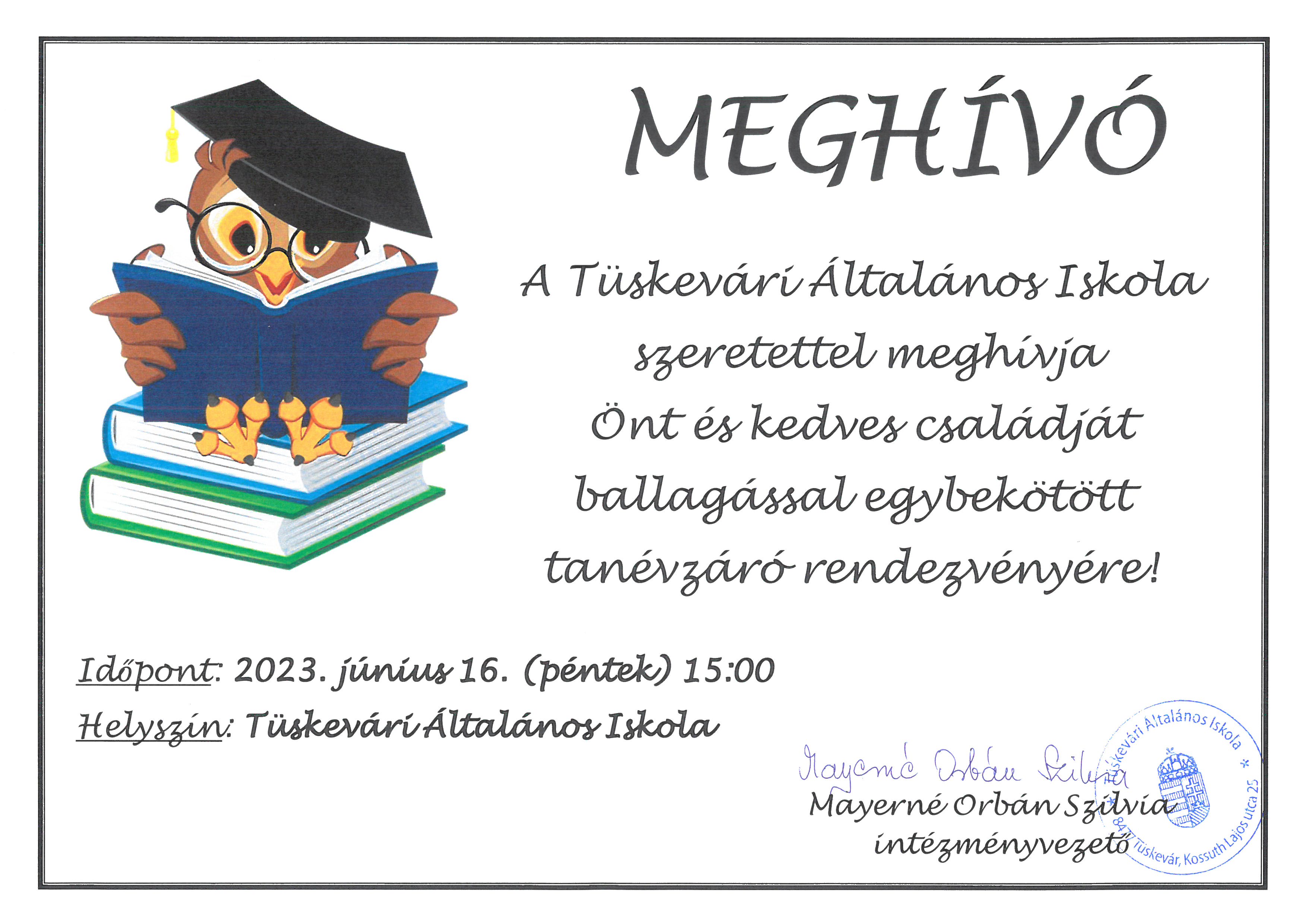 Ballagsi meghv 2023